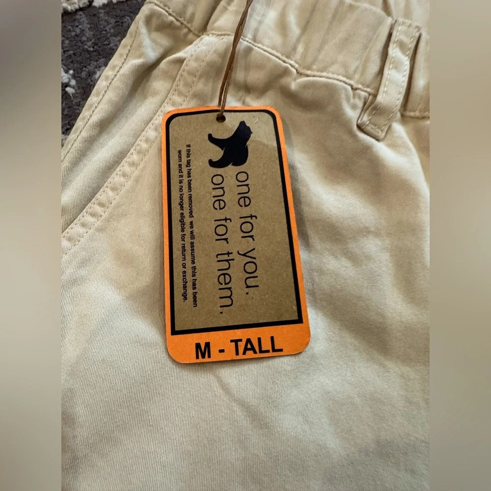 NWT Bear Bottom Blue Men’s Runners Joggers‎ Size M Tall Lite Khaki